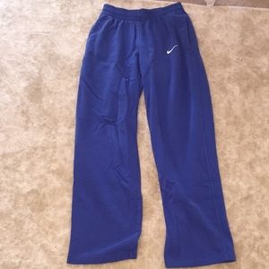 Small blue Nike sweatpants